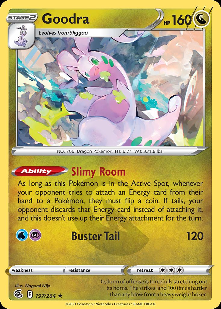 PSA 10 Goodra Silver Tempest graded Pokémon card