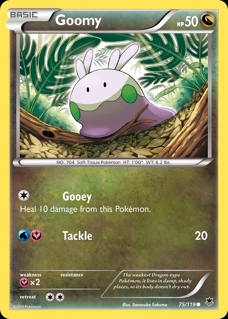 PSA 10 Goomy Phantom Forces graded Pokémon card