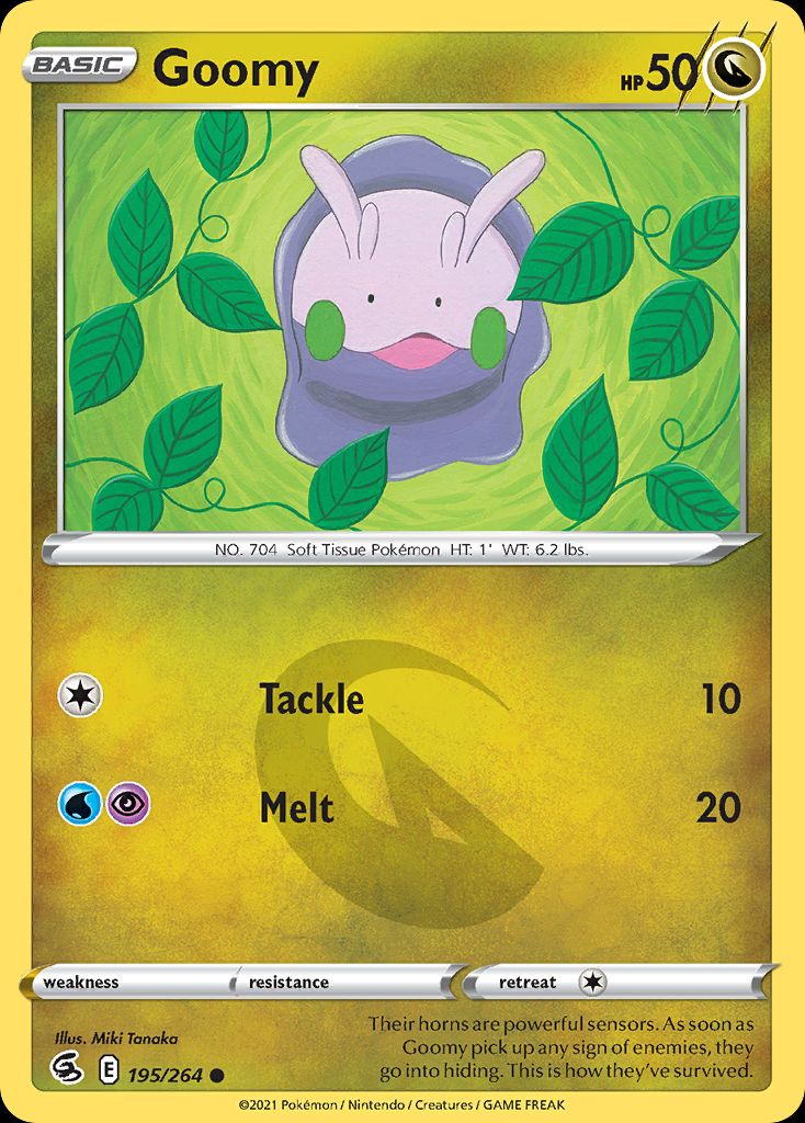 PSA 10 Goomy Fusion Strike graded Pokémon card