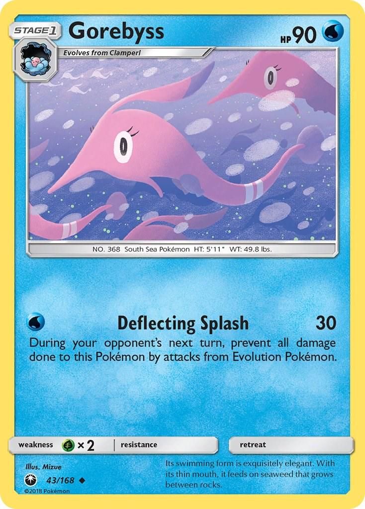 PSA 10 Gorebyss Boundaries Crossed graded Pokémon card