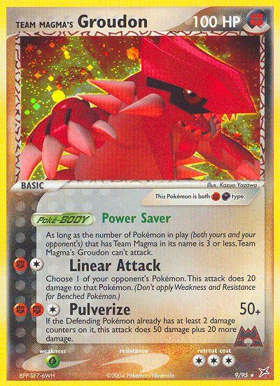 PSA 10 Groudon EX Team Magma vs Team Aqua graded Pokémon card