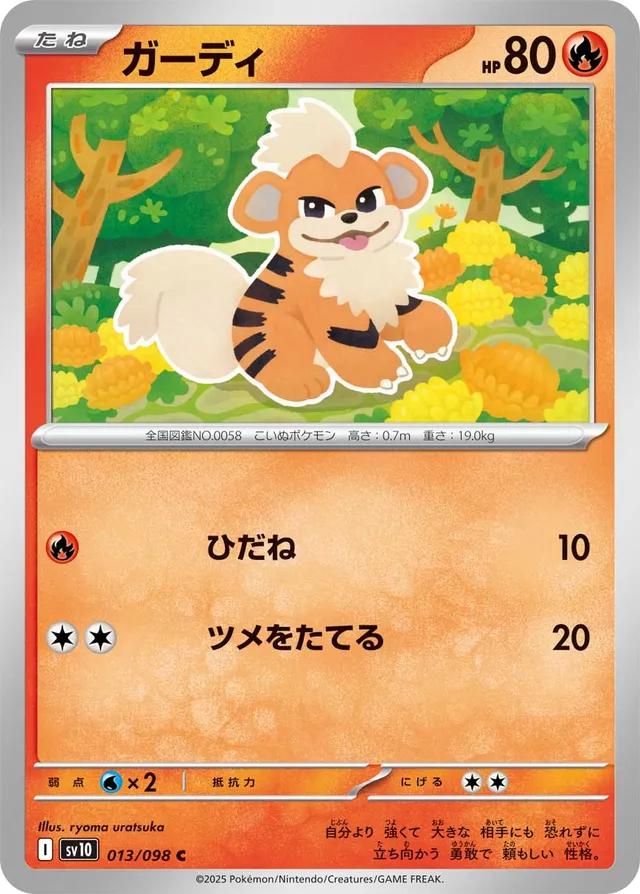 PSA 10 Dark Growlithe Team Rocket graded Pokémon card
