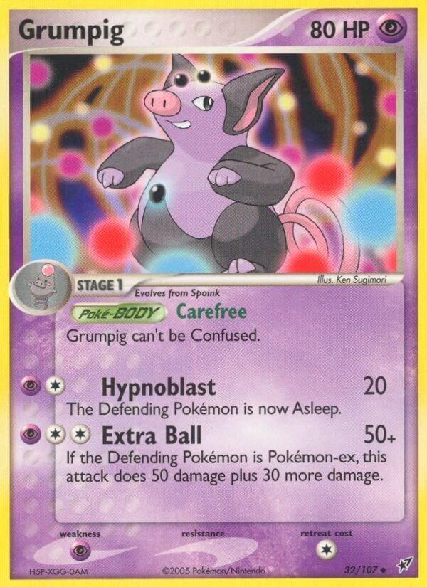 PSA 10 Grumpig EX Deoxys graded Pokémon card