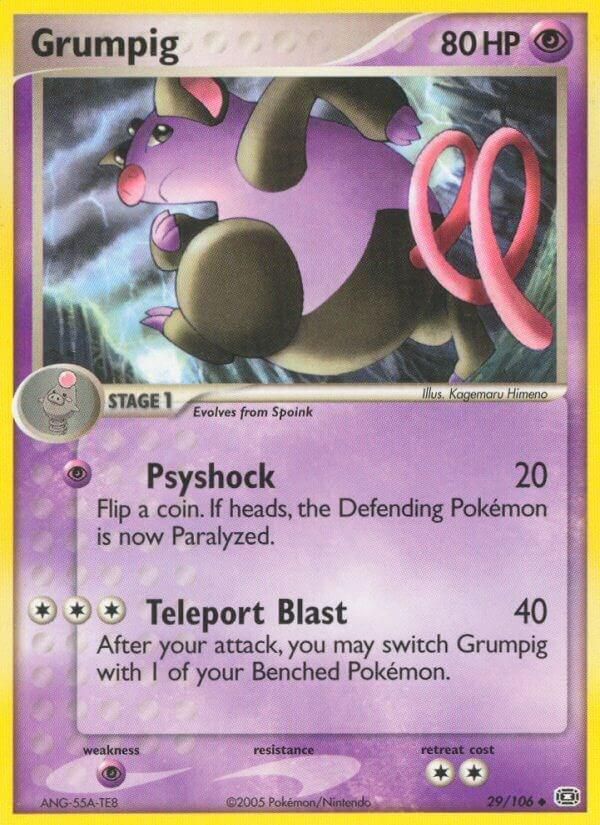 PSA 10 Grumpig EX Emerald graded Pokémon card