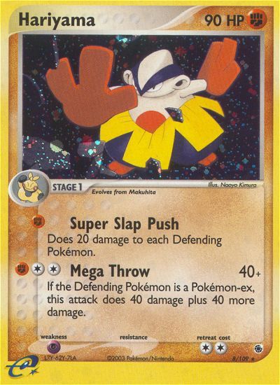PSA 10 Hariyama EX Emerald graded Pokémon card