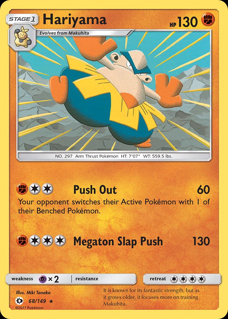 PSA 10 Hariyama Sun & Moon graded Pokémon card