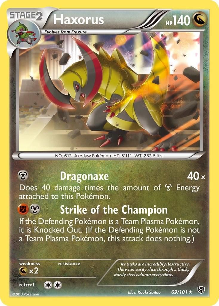 PSA 10 Haxorus Plasma Blast graded Pokémon card