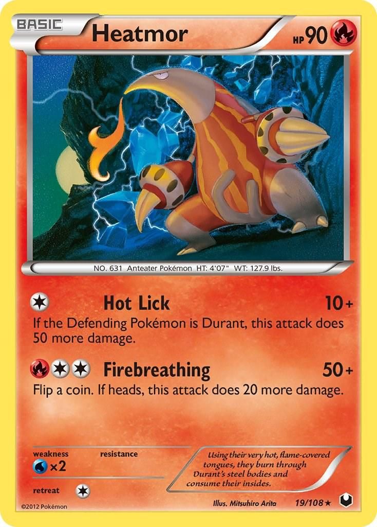 PSA 10 Heatmor Legendary Treasures graded Pokémon card