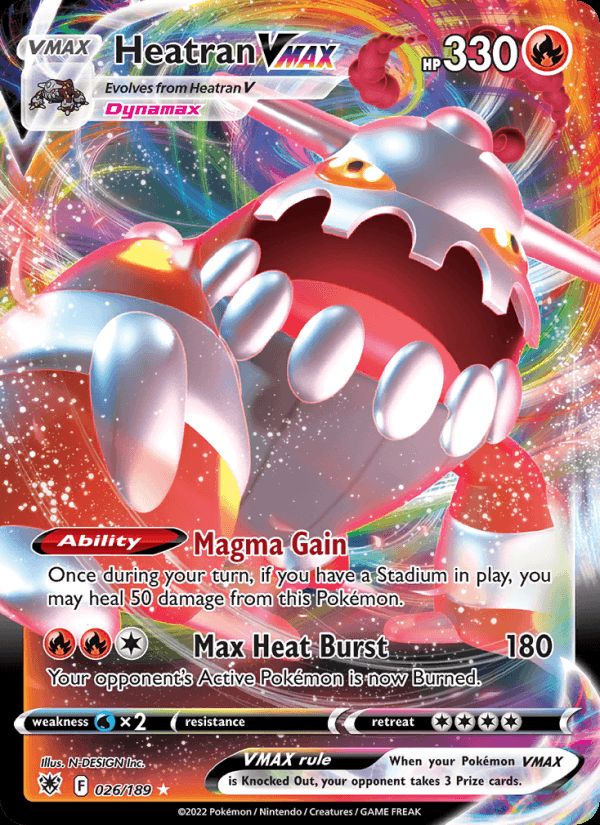 PSA 10 Heatran Astral Radiance graded Pokémon card
