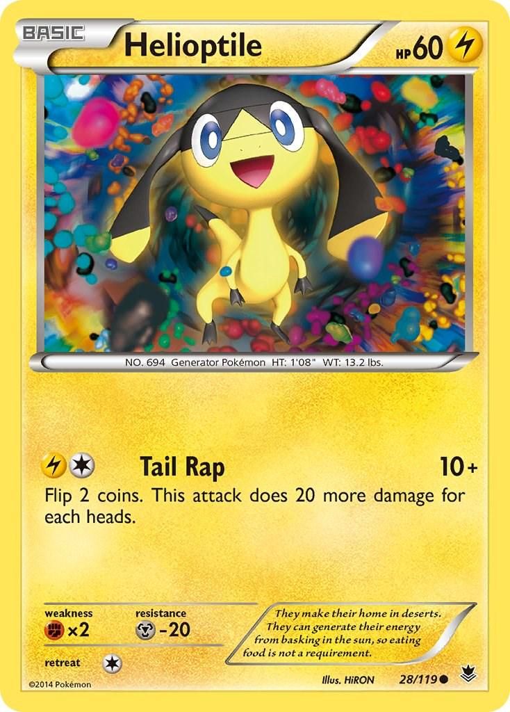 PSA 10 Helioptile Phantom Forces graded Pokémon card