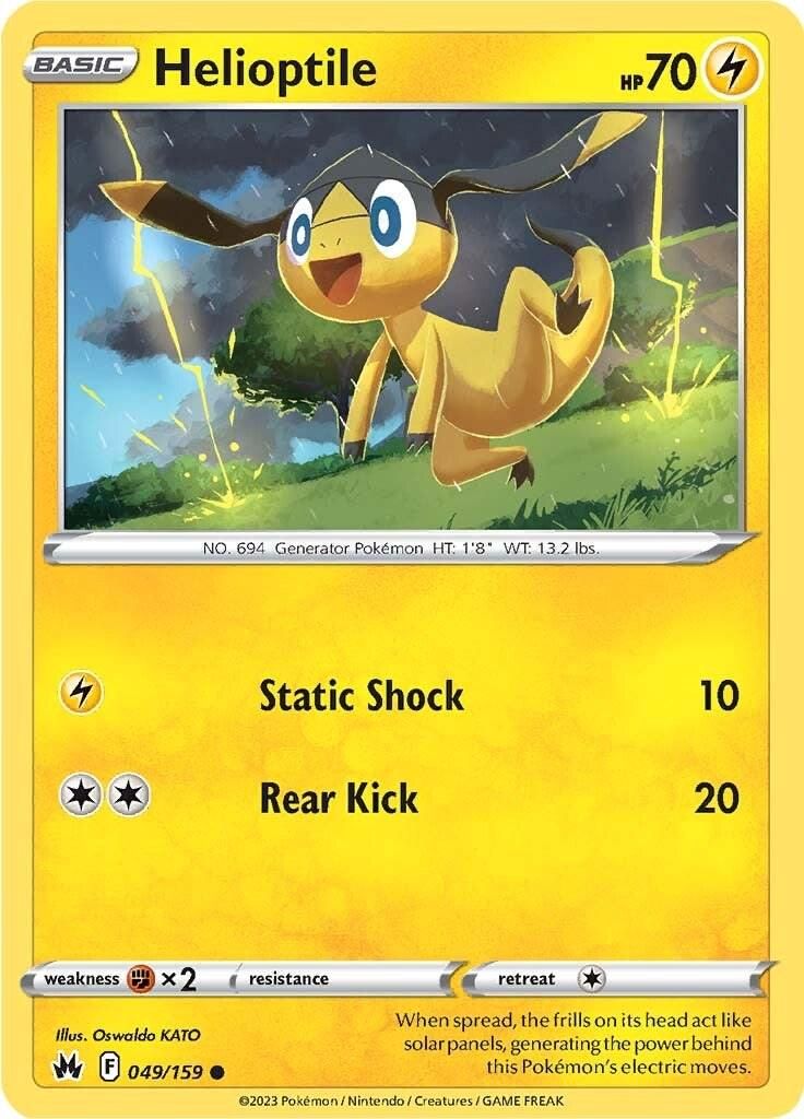 PSA 10 Helioptile BREAKthrough graded Pokémon card
