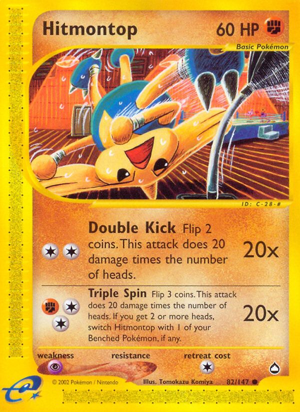 PSA 10 Hitmontop Aquapolis graded Pokémon card
