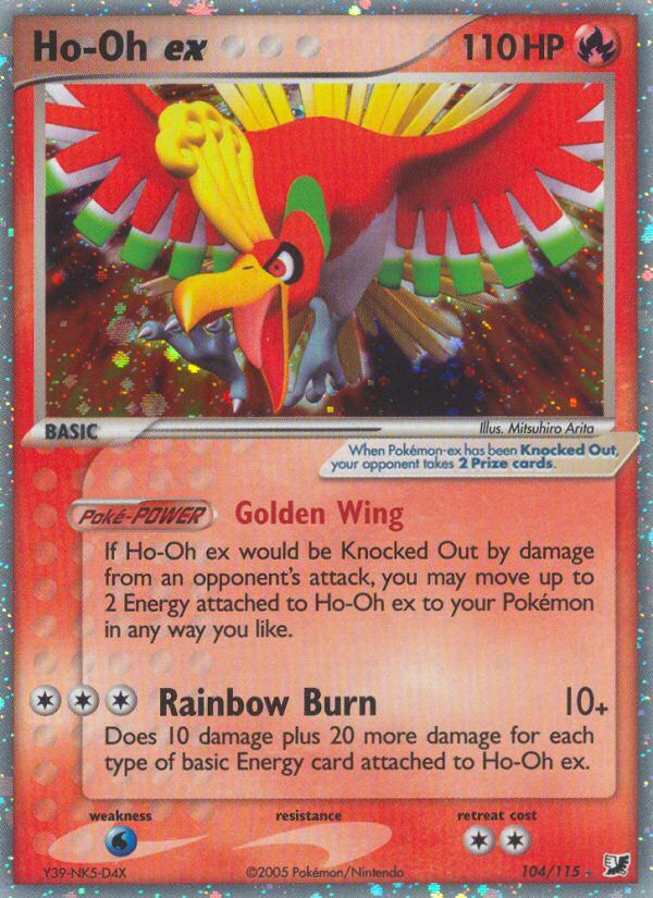 PSA 10 Ho-Oh Unseen Forces graded Pokémon card
