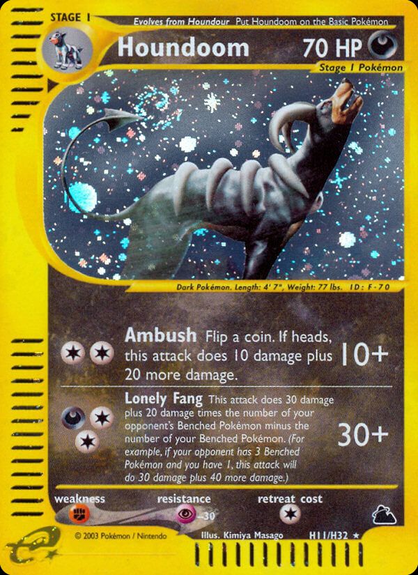 PSA 10 Houndoom Skyridge graded Pokémon card
