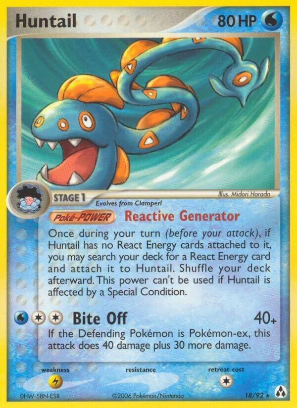 PSA 10 Huntail EX Dragon graded Pokémon card