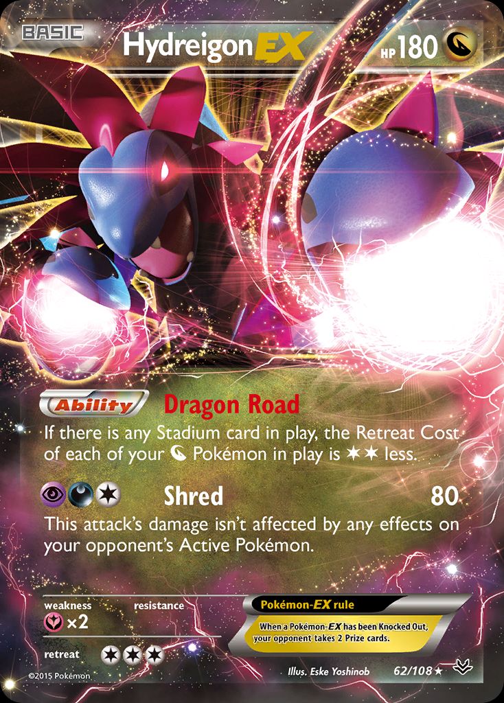 PSA 10 Hydreigon Roaring Skies graded Pokémon card