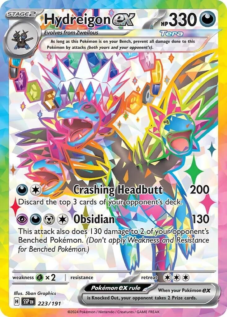 PSA 10 Hydreigon Unified Minds graded Pokémon card