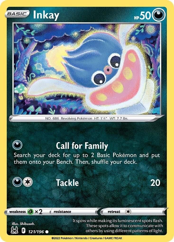 PSA 10 Inkay Lost Thunder graded Pokémon card