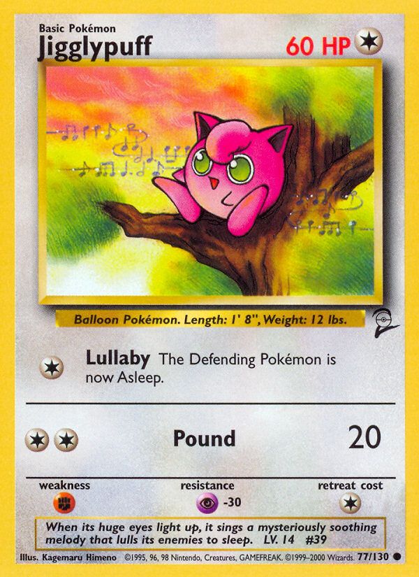 PSA 10 Jigglypuff Base Set 2 graded Pokémon card