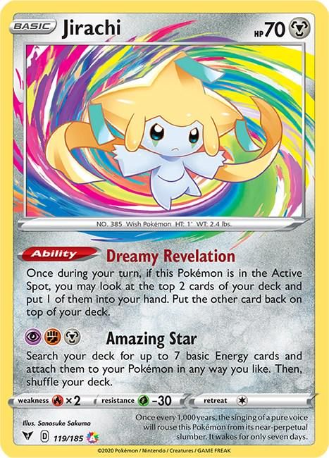 PSA 10 Jirachi Vivid Voltage graded Pokémon card