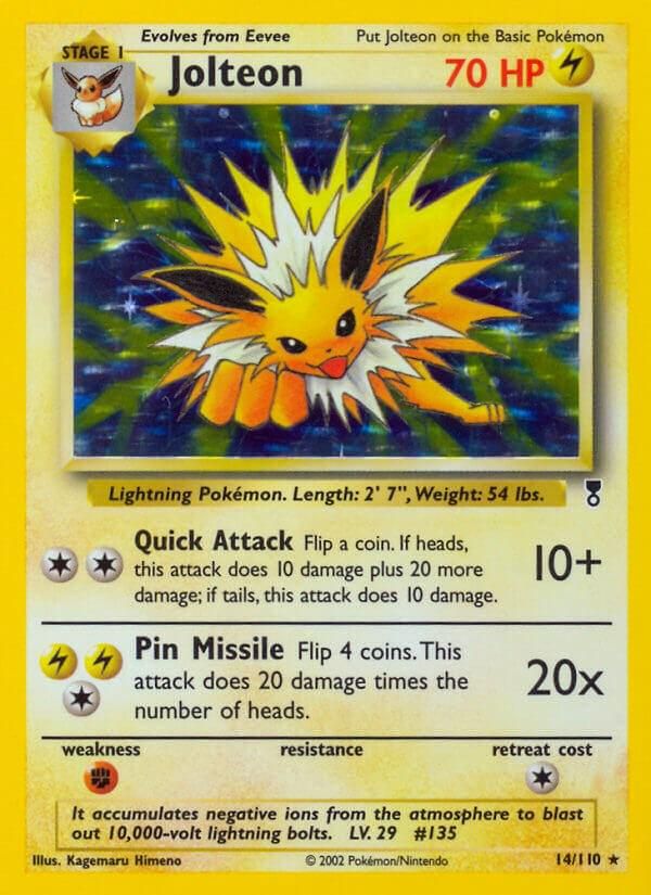 PSA 10 Jolteon EX Legendary Treasures graded Pokémon card