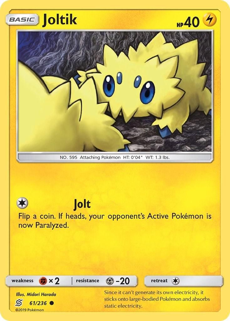 PSA 10 Joltik Unified Minds graded Pokémon card