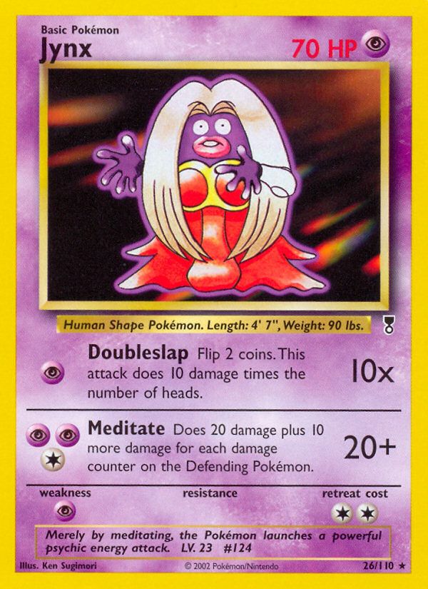 PSA 10 Jynx Legendary Collection graded Pokémon card