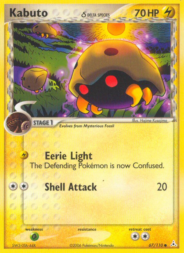 PSA 10 Kabuto EX Holon Phantoms graded Pokémon card