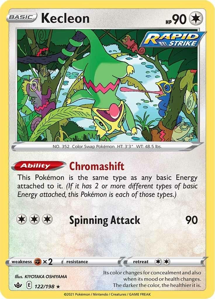 PSA 10 Kecleon Chilling Reign graded Pokémon card