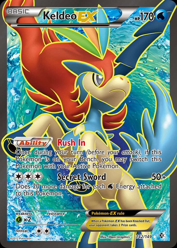 PSA 10 Keldeo Boundaries Crossed graded Pokémon card