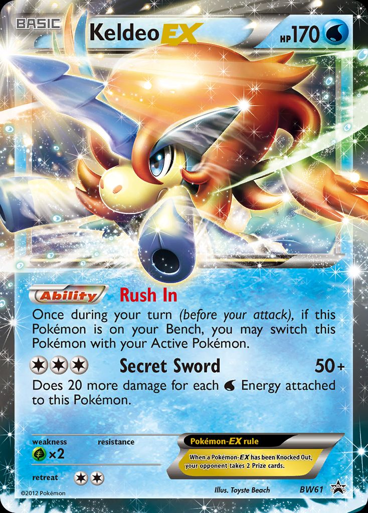 PSA 10 Keldeo BW Black Star Promos graded Pokémon card