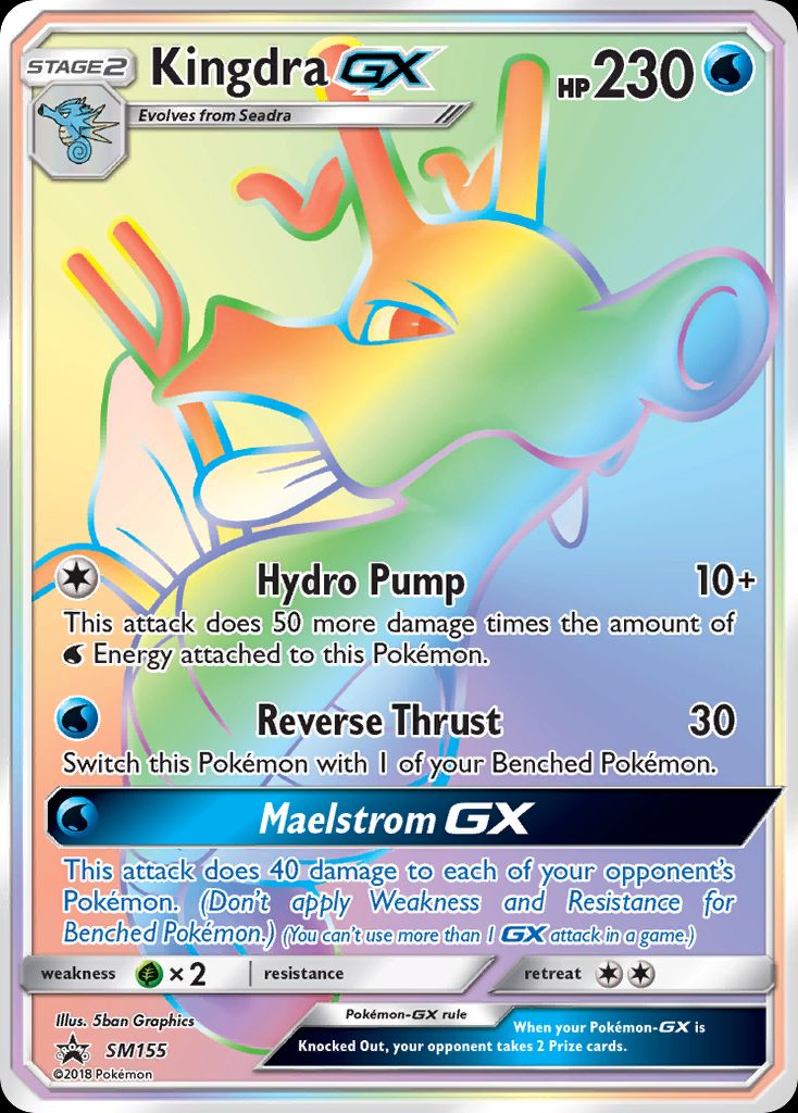 PSA 10 Kingdra SM Black Star Promos graded Pokémon card