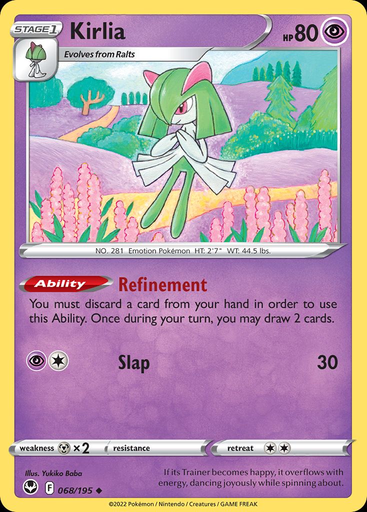 PSA 10 Kirlia Scarlet & Violet graded Pokémon card