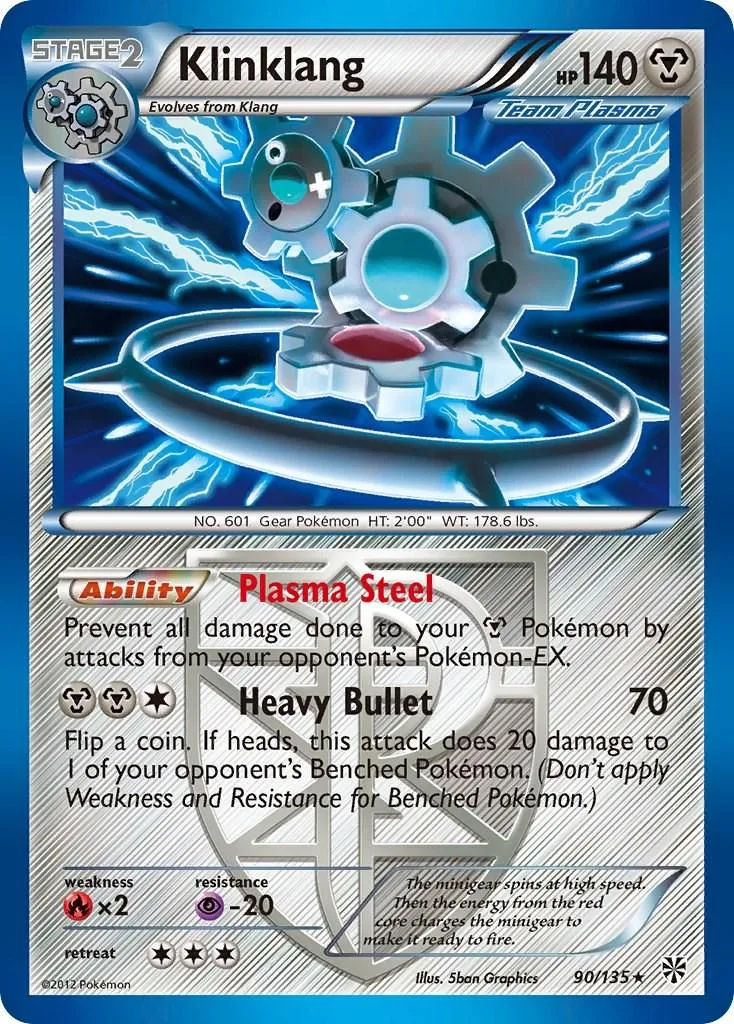 PSA 10 Klinklang Plasma Storm graded Pokémon card