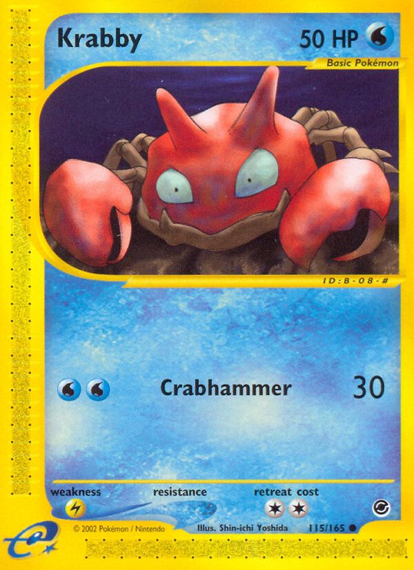 PSA 10 Krabby Expedition Base Set 104/165 graded Pokémon card