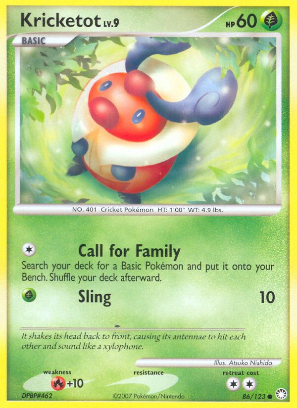 PSA 10 Kricketot Mysterious Treasures graded Pokémon card