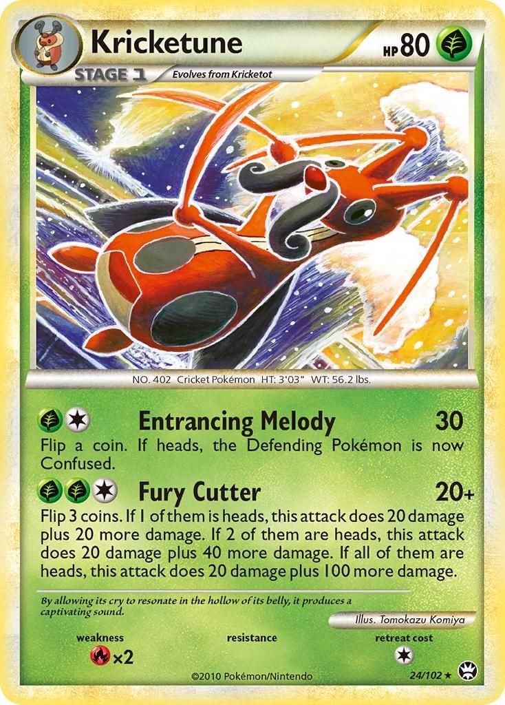 PSA 10 Kricketune HeartGold & SoulSilver graded Pokémon card