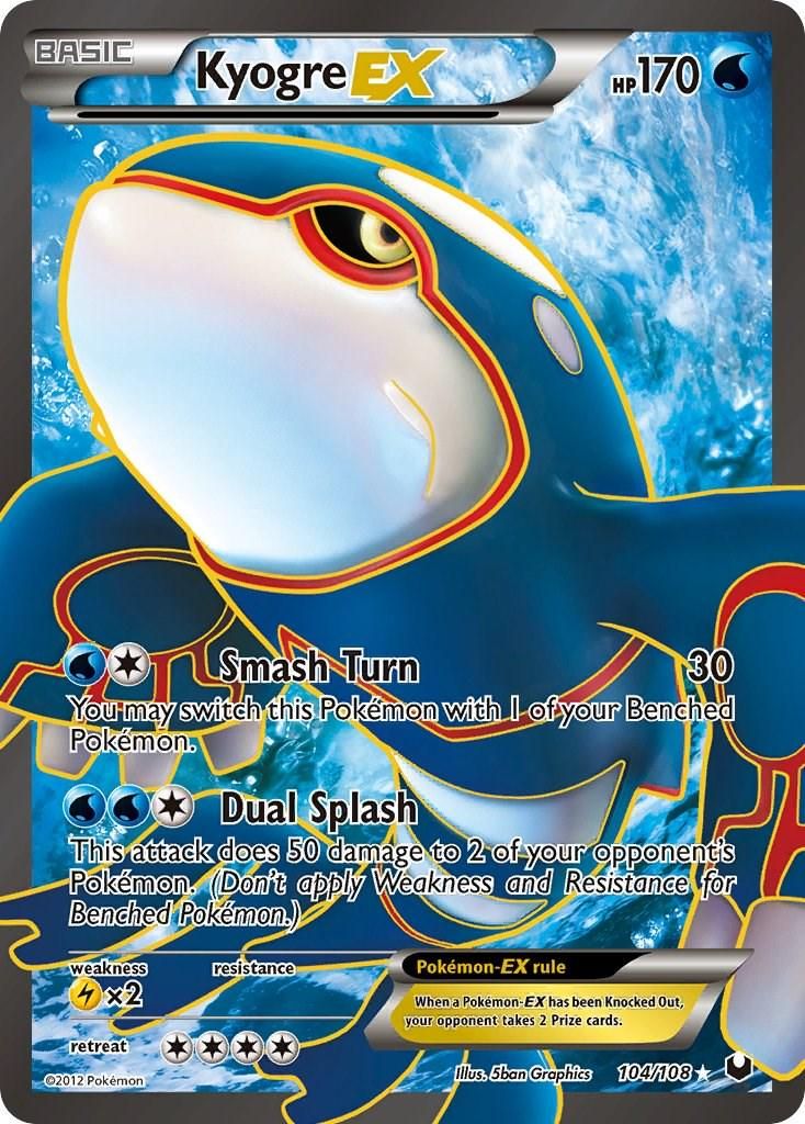 PSA 10 Kyogre EX Dragon Frontiers graded Pokémon card