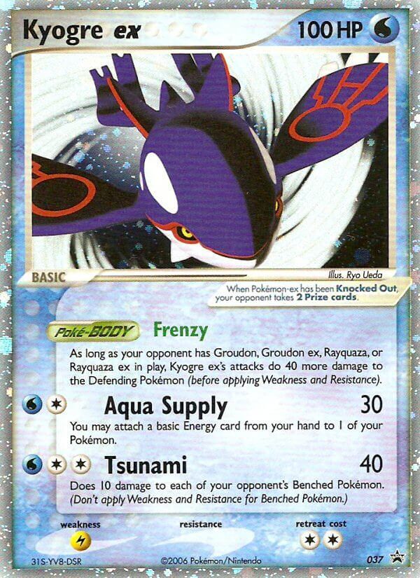 PSA 10 Kyogre Nintendo Black Star Promos graded Pokémon card