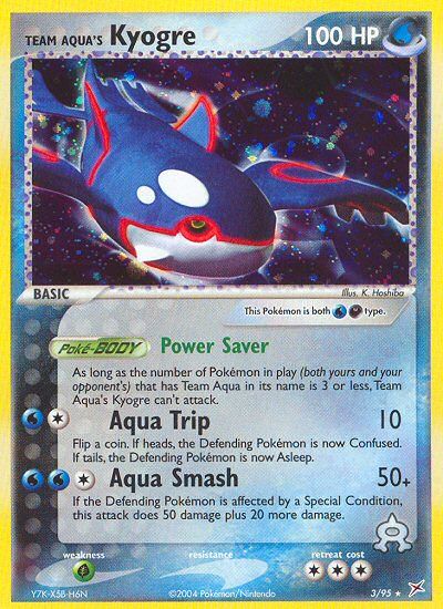 PSA 10 Kyogre EX Team Magma vs Team Aqua graded Pokémon card