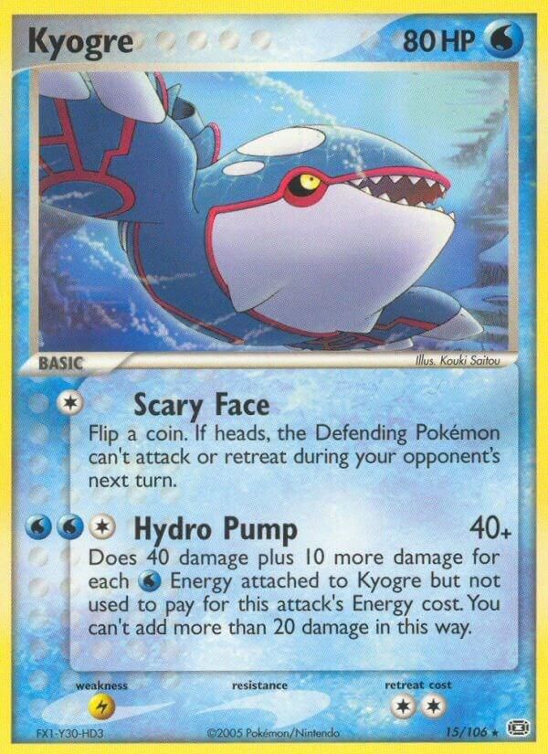 PSA 10 Kyogre EX Emerald graded Pokémon card