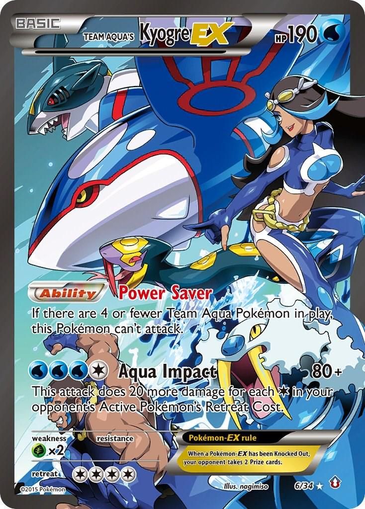PSA 10 Kyogre Double Crisis graded Pokémon card