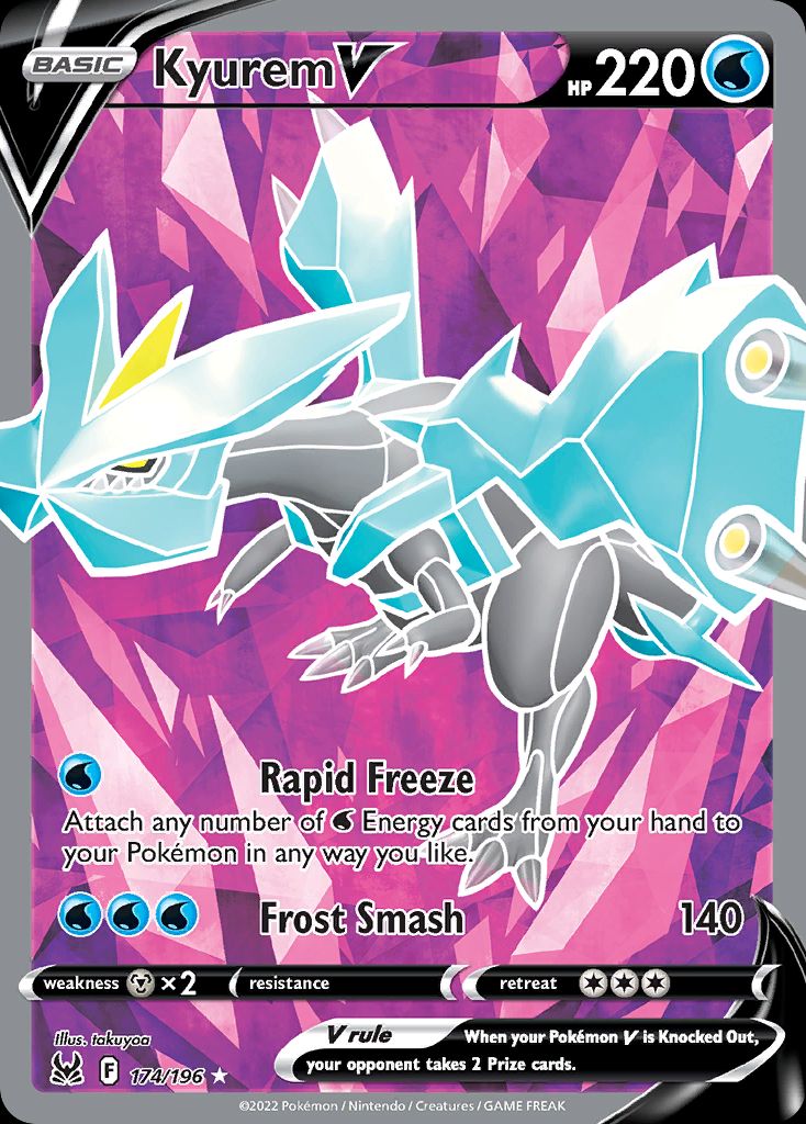 PSA 10 Kyurem Lost Origin graded Pokémon card