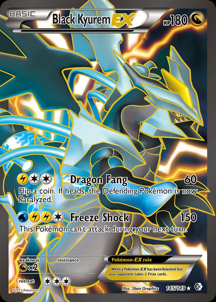 PSA 10 Kyurem Boundaries Crossed graded Pokémon card