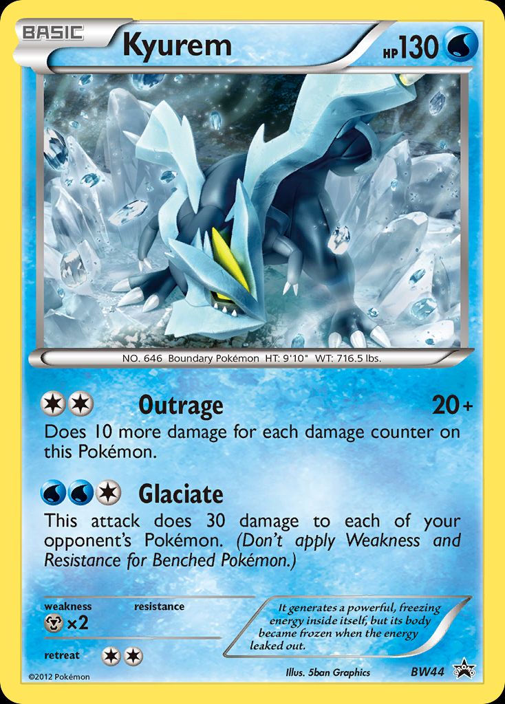 PSA 10 Kyurem Black Star Promos graded Pokémon card