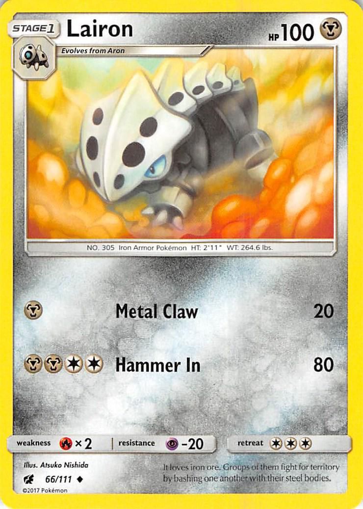 PSA 10 Lairon Crimson Invasion graded Pokémon card