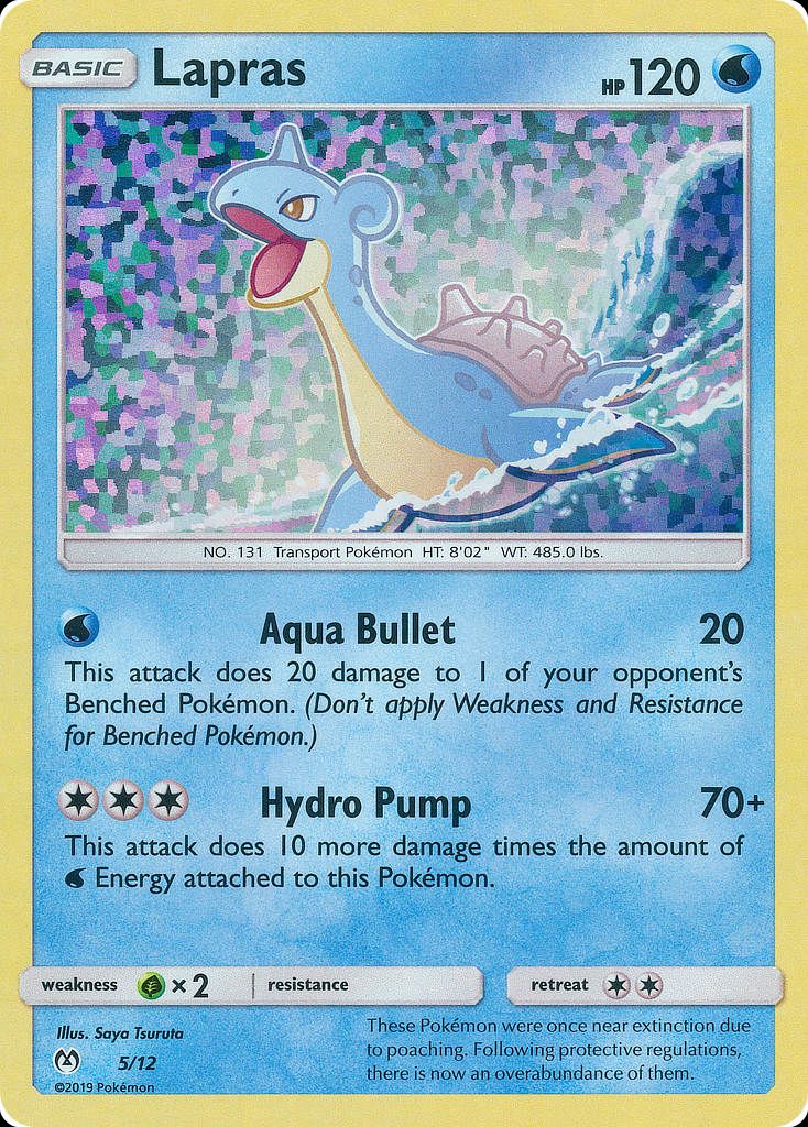 PSA 10 Lapras McDonald's Collection 2019 graded Pokémon card