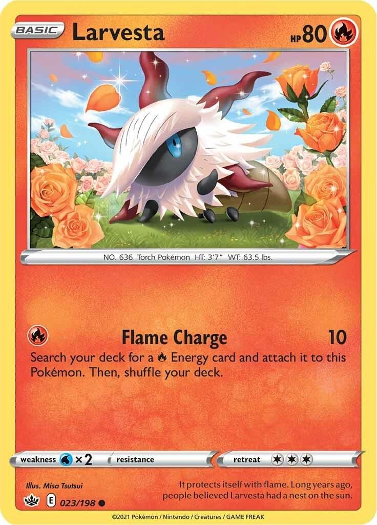 PSA 10 Larvesta Dragons Exalted graded Pokémon card