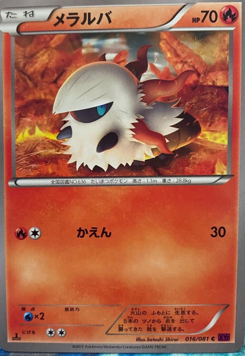 PSA 10 Larvesta Legendary Treasures graded Pokémon card