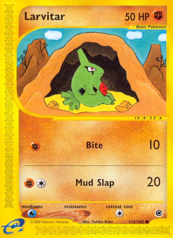 PSA 10 Larvitar Expedition Base Set graded Pokémon card